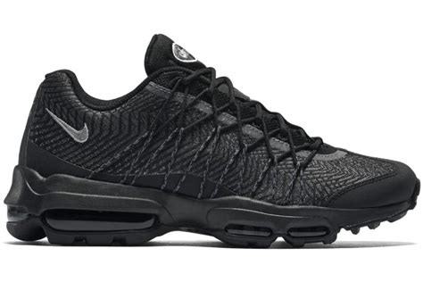 Nike Air Max 95 Jacquard Black Silver Men's 